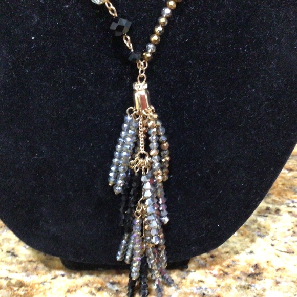1946 Long necklace with glass beads. Excellent shape - Picture 2 of 5